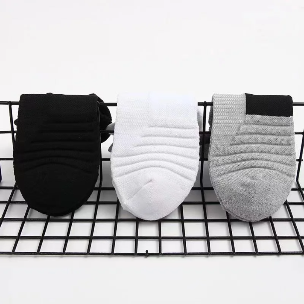 Chaussettes de Basketball Mi-Montante Crew - Pack de 3