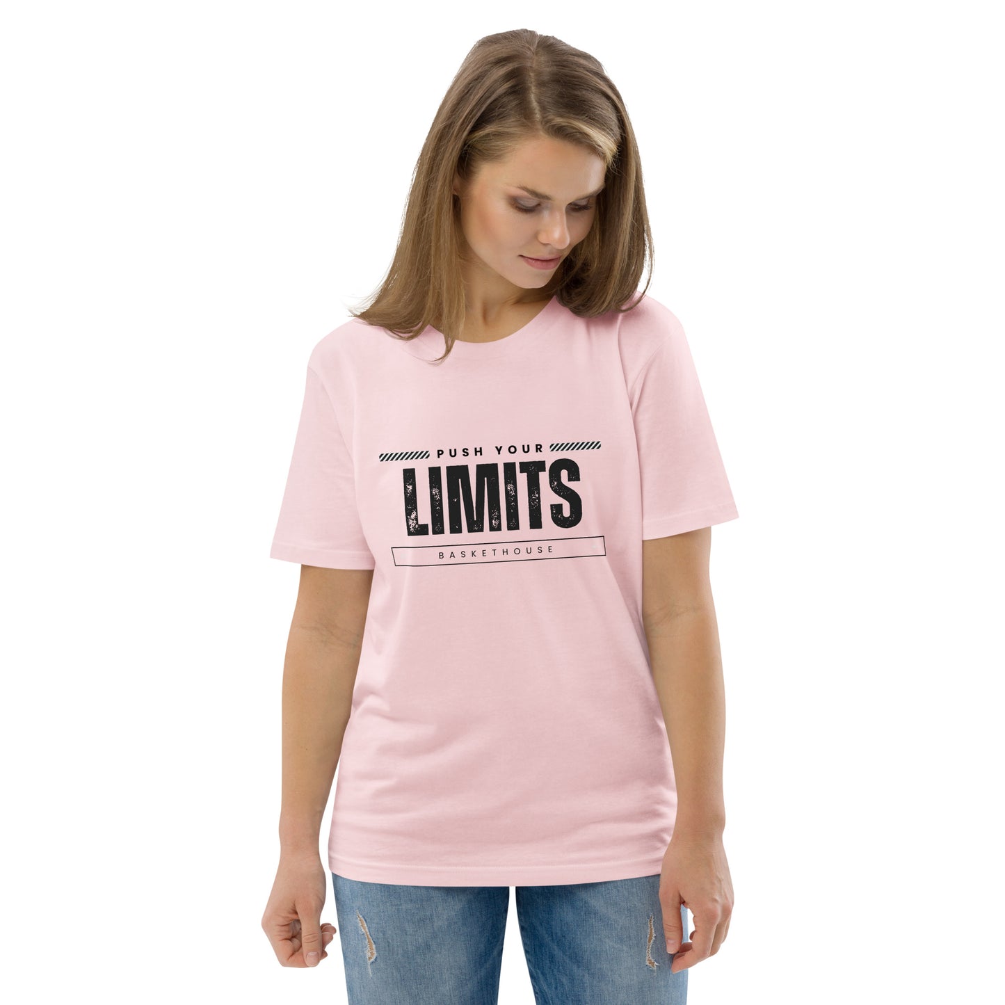 T-shirt basketball - Push Your Limits - coton biologique - été