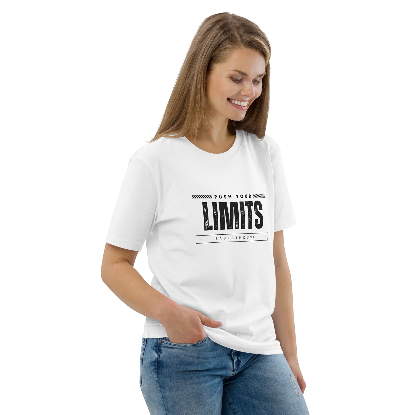 T-shirt basketball - Push Your Limits - coton biologique - été