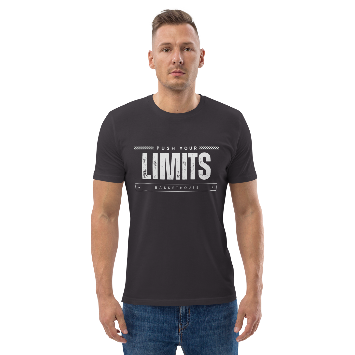 T-shirt de basketball - Push Your Limits - coton bio