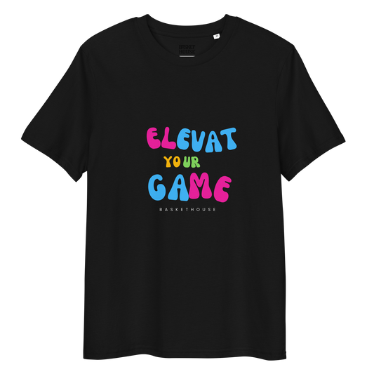 T-shirt basketball "Elevat Your Game" - coton biologique