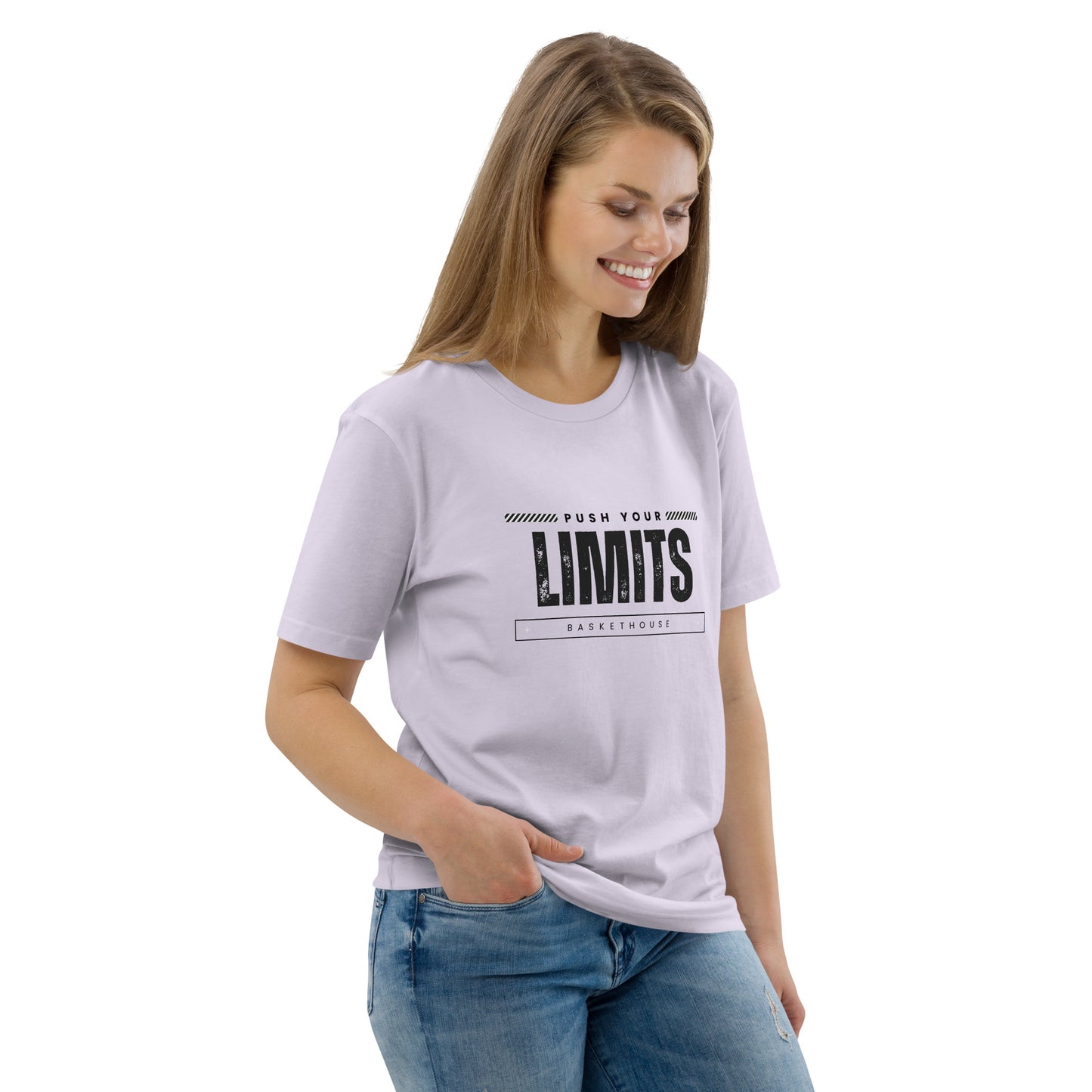 T-shirt basketball - Push Your Limits - coton biologique - été